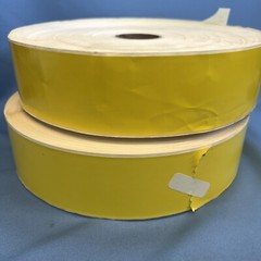 2 Qty Safety Floor Marking Tape 2 In W 100 Ft. L Yellow Read Description.