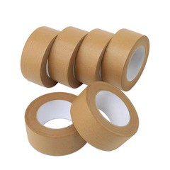 Lichamp Kraft Packing Tape, Brown Kraft Gummed Tape for Packing Boxes, Shipping