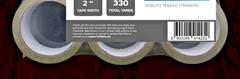 3 ROLLS SEALING CLEAR TAPE TOTAL : 2” WIDE x 330 YARD(110 YARD EACH ROLL)