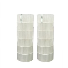 12 Rolls Clear Sealing Tape Carton Packing Box Tape 2″x110Y High Quality Premium