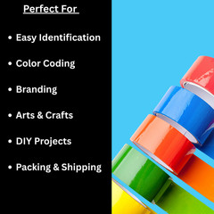 Yellow Carton Sealing Tape – 2″ x 110 Yards, 2 Mil, 36 Rolls – Box Packing Tape