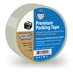 1.88 In. X 60.1 Yds. Premium Packing Tape with Corrugrip