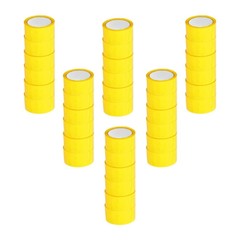Yellow Carton Sealing Tape – 2″ x 110 Yards, 2 Mil, 36 Rolls – Box Packing Tape