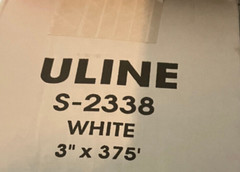 U-LINE 2 Rolls S-2338 Economy Reinforced Kraft Shipping Tape 3″ x 375′