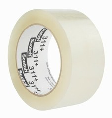 3M 1.89″ X 109YD 311+ Clear Carton Tape 36 Rolls/Case “Free UPS Shipping”