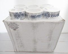 Blue X Tamper Evident Security Seal Tape 1.89 Inch x 110 Yards 1.9 Mil 36 Rolls