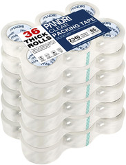 Clear Packing Tape, 36 Rolls Heavy Duty Packaging Tape for Shipping Packaging Mo
