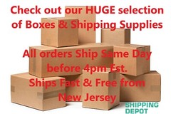24 Rolls of Shipping Depot Carton Box Sealing Clear Packing Tape 2″ x 110 Yds
