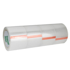 144 Rolls 3″x110yd Shipping Depot Carton Sealing Clear Packing Tape 1.6mil