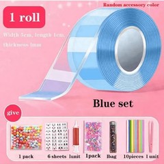 Nano Bubble Adhesive Tape Multi-Purpose Reusable Non-Residue Glue For DIY Crafts