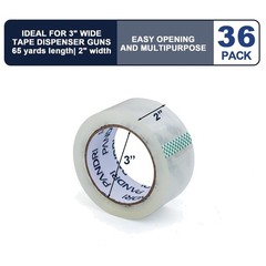Industrial Strength Shipping Tape 36 Rolls