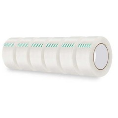 Pen + Gear Basic BOPP Packing Tape, 1.88 inch x 109 Yards, Clear, 6-Pack,NEW