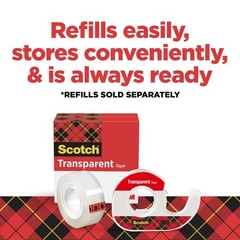 Scotch Transparent Tape, Versatile, Clear Tape Engineered for Office and…