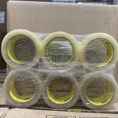 24 Rolls 3M 375 Scotch 3” Clear Packaging Carton Sealing Tape