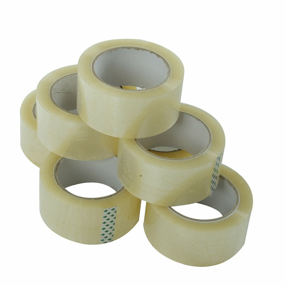 36 Rolls Carton Sealing Clear Packing Tape Box Shipping- 2″ x 110 Yards