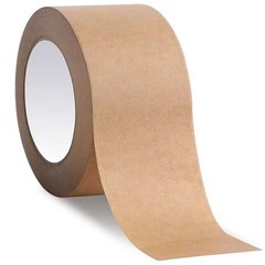 1 Rolls Kraft Paper Tape Brown Packing Tape 2 inch x 55 Yard for Packing Boxe…