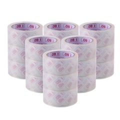 18 Pack Packaging Tape, Clear Packing Refill Rolls For Shipping, Moving, Office