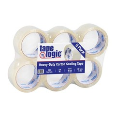 2 Inch x 55 Yds Clear Packing Tape 2.6 Mil Heavy Duty Box Sealing 6 Pack Rolls
