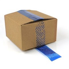FindTape Tamper Evident Packaging Tape: 2 in. (48mm actual) x 55 yds. (Blue)