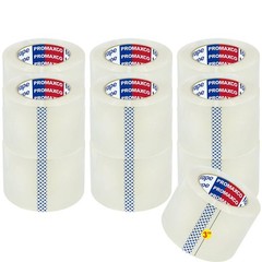 PROMAXCO 3″ Heavy Duty Packing Tape, 12 Rolls, Clear, 3″ Core, Total 660Y, Cl…