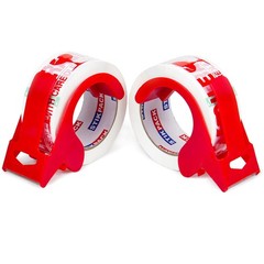 Fragile Tape with Dispenser 2 Inch x 330 Feet (110 Yards) 2 Rolls, Total 220 …