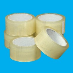 36x Rolls Clear Parcel Packaging Tape, Low Noise, Sealing, Packing, 48mm x 66m