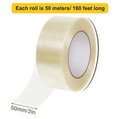 Heavy Duty filament tape packing, shipping, moving, reinforced with fiberglass 1