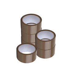 2 Inch x 110 Yards Premium Brown Carton Sealing Packing Tape 2 Mil 36 Rolls