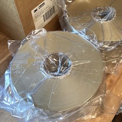 4 Rolls of 3M Scotch 371 Industrial Box Sealing Tape 3” in. Wide 1000yd 10” Roll